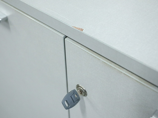 Тумба под оргтехнику UFFIX Essence ЛДСП Серый Италия