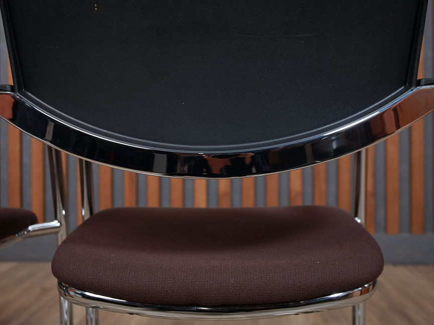 Конференц кресло на полозьях Comforto 89 Haworth Ткань; Металл Коричневый США (КФКР-140723)