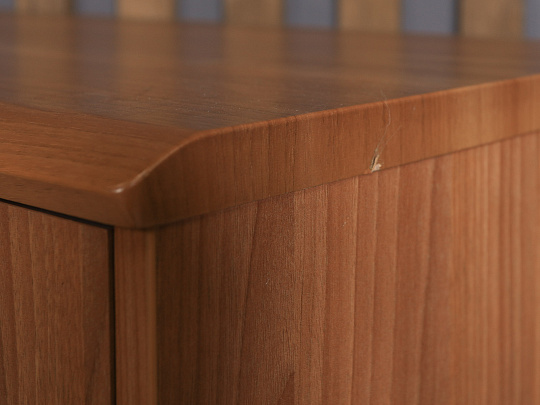 Тумба под оргтехнику МДФ Орех