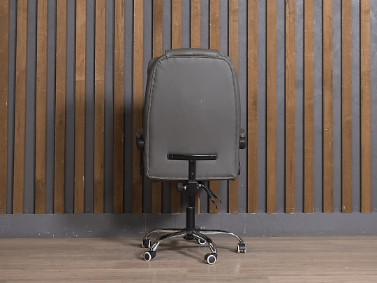 Кресло руководителя Искусственная кожа Серый