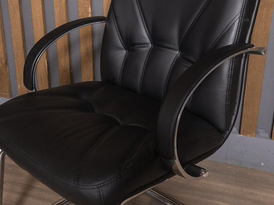 Конференц-кресло Искусственная кожа Чёрный