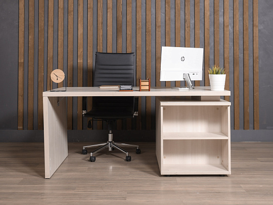 Стол руководителя ЛДСП Дуб