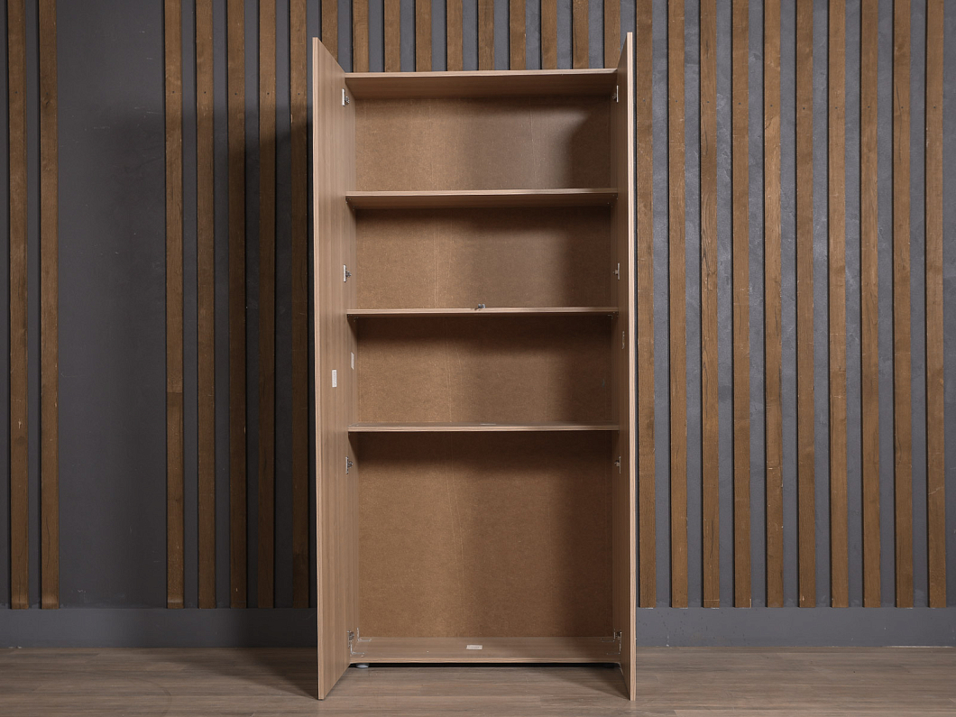 Шкаф для документов ЛДСП Ясень шимо (ШДЯШ-081025)