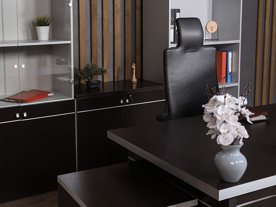 Кабинет руководителя Pointex ZOOM ЛДСП Венге Россия