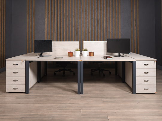 Комплект офисной мебели ONIX ЛДСП Дуб Россия