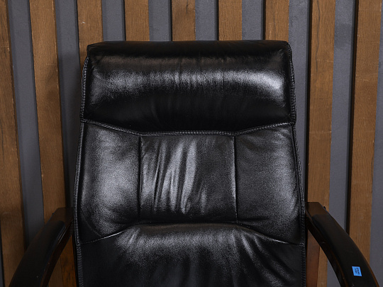 Конференц-кресло Искусственная кожа Чёрный