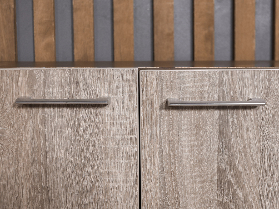 Тумба под оргтехнику ЛДСП Ясень шимо (ТОЯШКЧ-161025)