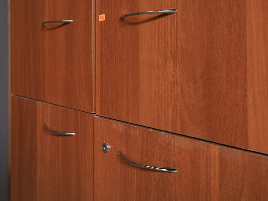 Шкаф для документов ЛДСП Вишня