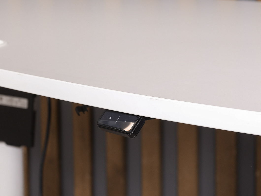 Стол с регулировкой высоты прямоугольный Bene ЛДСП Белый Швеция (СОБ1-281225)