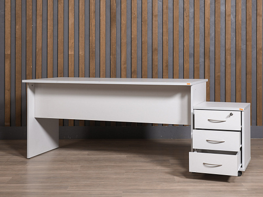 Комплект офисной мебели ЛДСП Серый