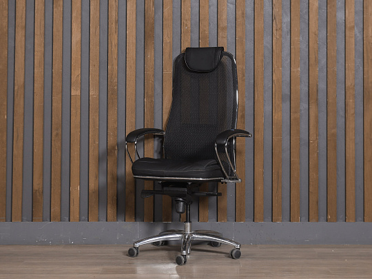 Кресло руководителя Metta Samurai Искусственная кожа Чёрный Россия