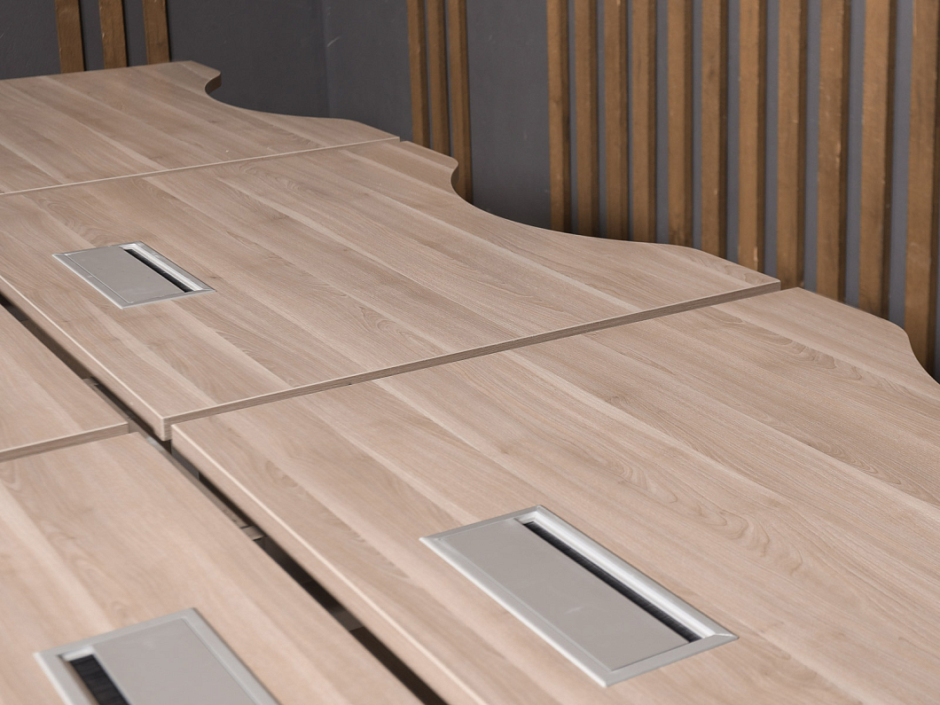 Комплект офисной мебели ЛДСП Дуб (БС6ДС-221225)