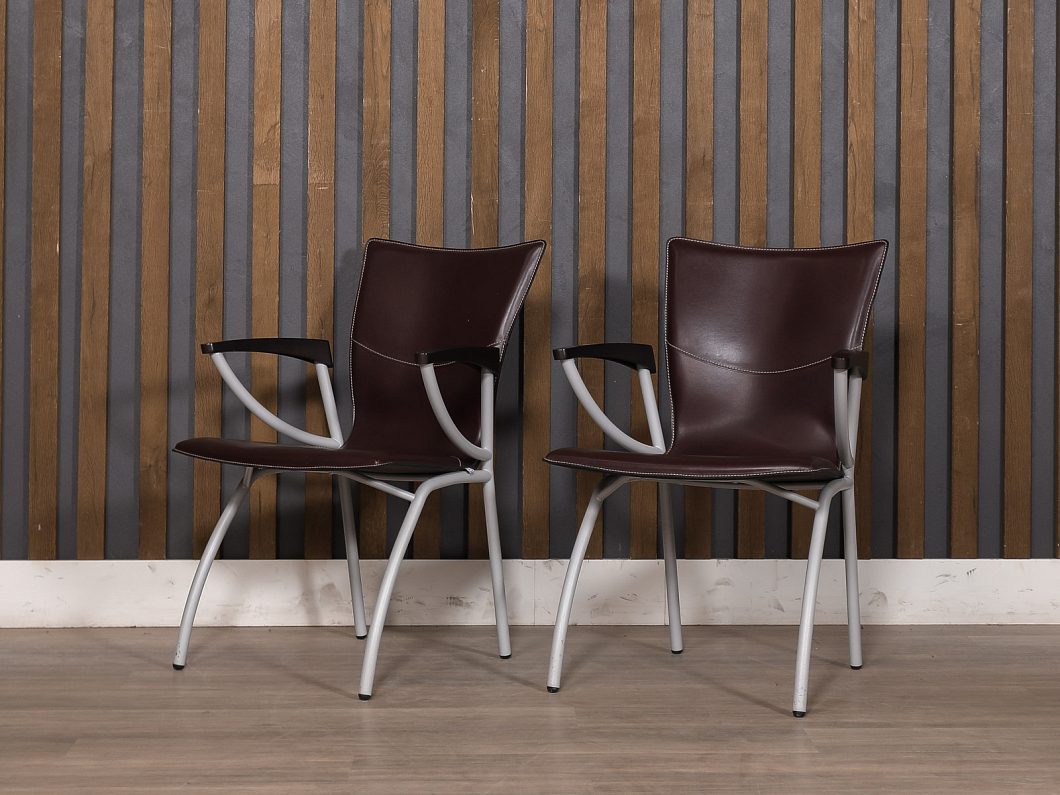 Конференц-кресло Codutti Master Point Кожа Фиолетовый Италия (КФЭФ-090725)