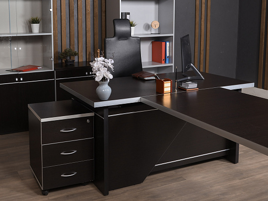 Кабинет руководителя Pointex ZOOM ЛДСП Венге Россия