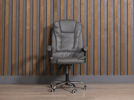 Кресло руководителя Искусственная кожа Серый