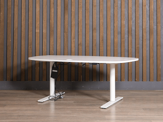Стол с регулировкой высоты прямоугольный Bene ЛДСП Белый Швеция