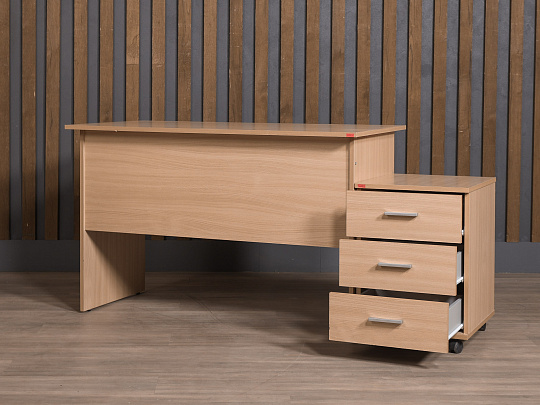 Стол с тумбой ЛДСП Бук