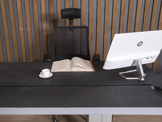 Стол руководителя Металл Серый Импорт