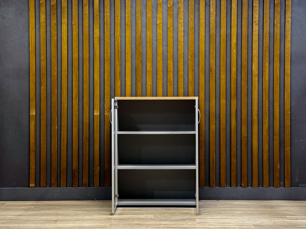 Шкаф для документов Офис-Директ Berlin ЛДСП Серый Россия (ШДСОХ-271225)