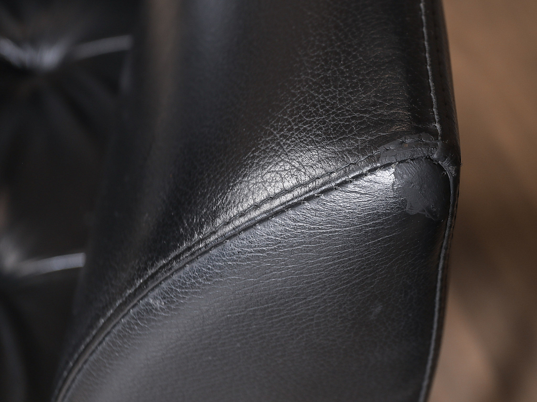 Диван SitLand Кожа Чёрный Италия (ДКЭЧ5-090725)