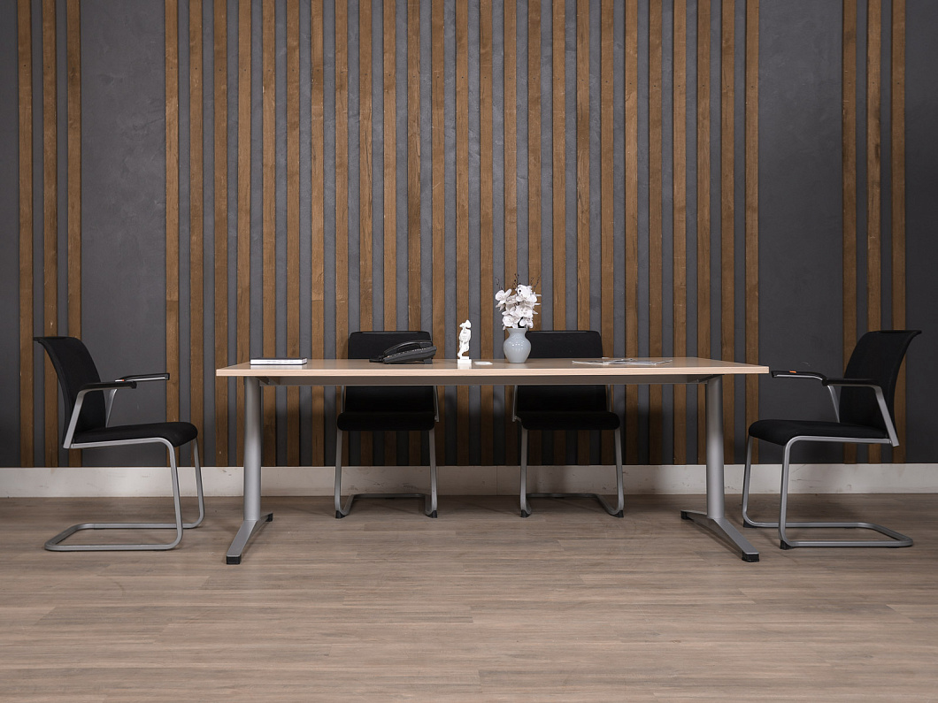 Стол для переговоров Steelcase ЛДСП Бук Германия (СДПБК1-260325)