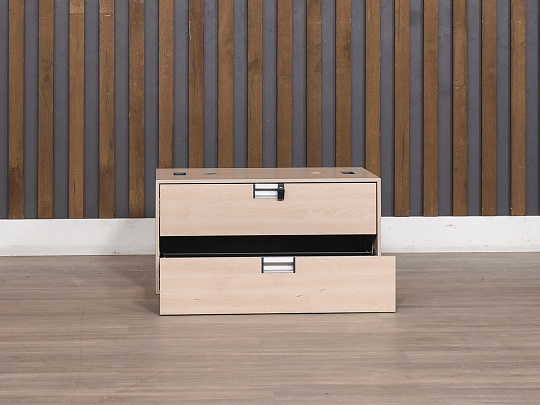 Полка навесная Steelcase ЛДСП Дуб США