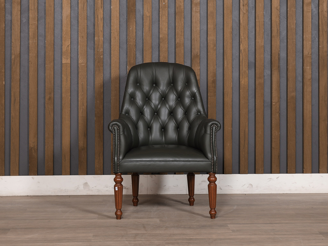 Кресло Art & Moble Кожа Зелёный Италия (ММКЗЛ-090725)