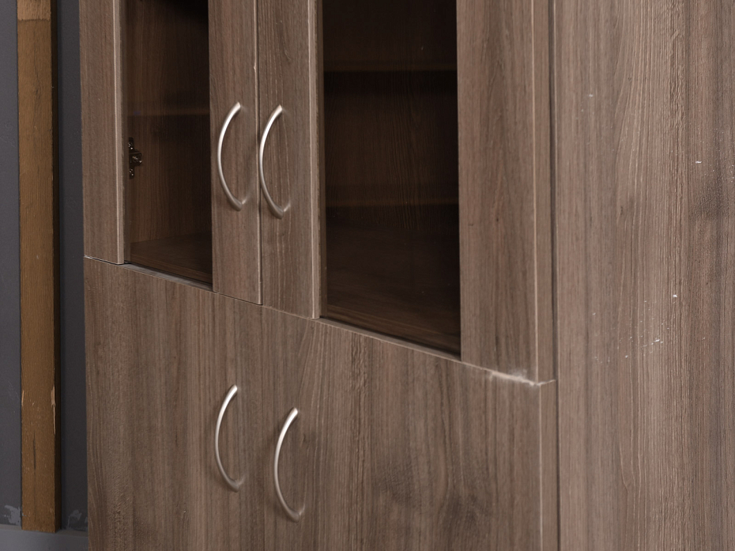 Шкаф для документов ЛДСП Ясень шимо (ШДСЯШ-061125)