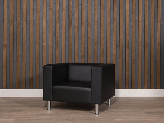 Кресло СИТИ Искусственная кожа Чёрный Россия