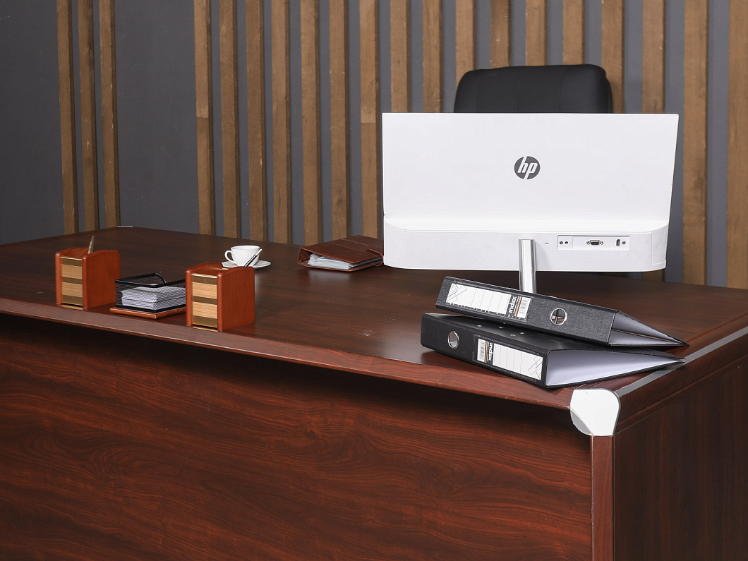 Стол руководителя ЛДСП Махагон (СППМХ-201125)