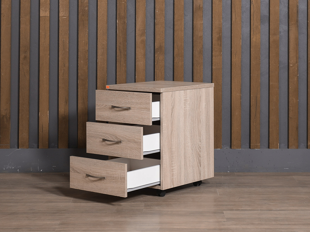 Тумба подкатная ЛДСП Дуб (ТВД-261025) Тумба подкатная ЛДСП Дуб (ТВД-261025)