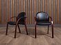 Конференц-кресло Искусственная кожа Чёрный Россия (КФЧ3-010524)