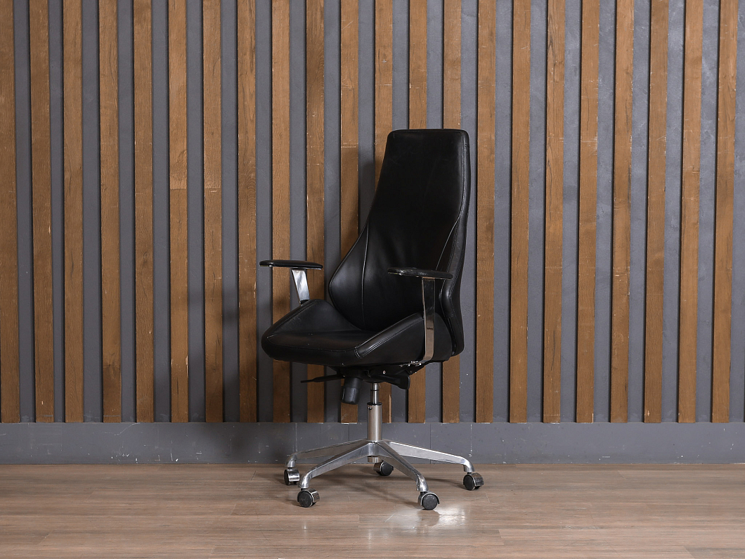 Кресло руководителя Искусственная кожа Чёрный (КРКЧ1-251225)