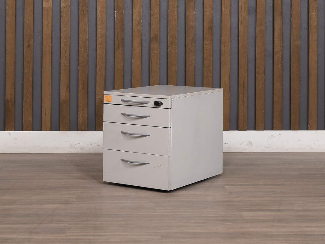 Тумба подкатная Steelcase ДСП Серый Германия (ТВС-190625)