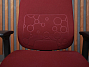 Офисное кресло Steelcase Reply Ткань Бордовый Франция (КПБР-140723)