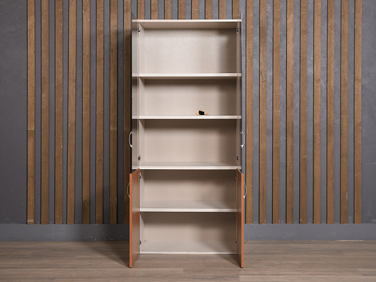 Шкаф для документов ЛДСП Серый