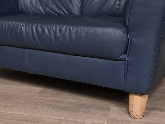 Диван Кожа Синий