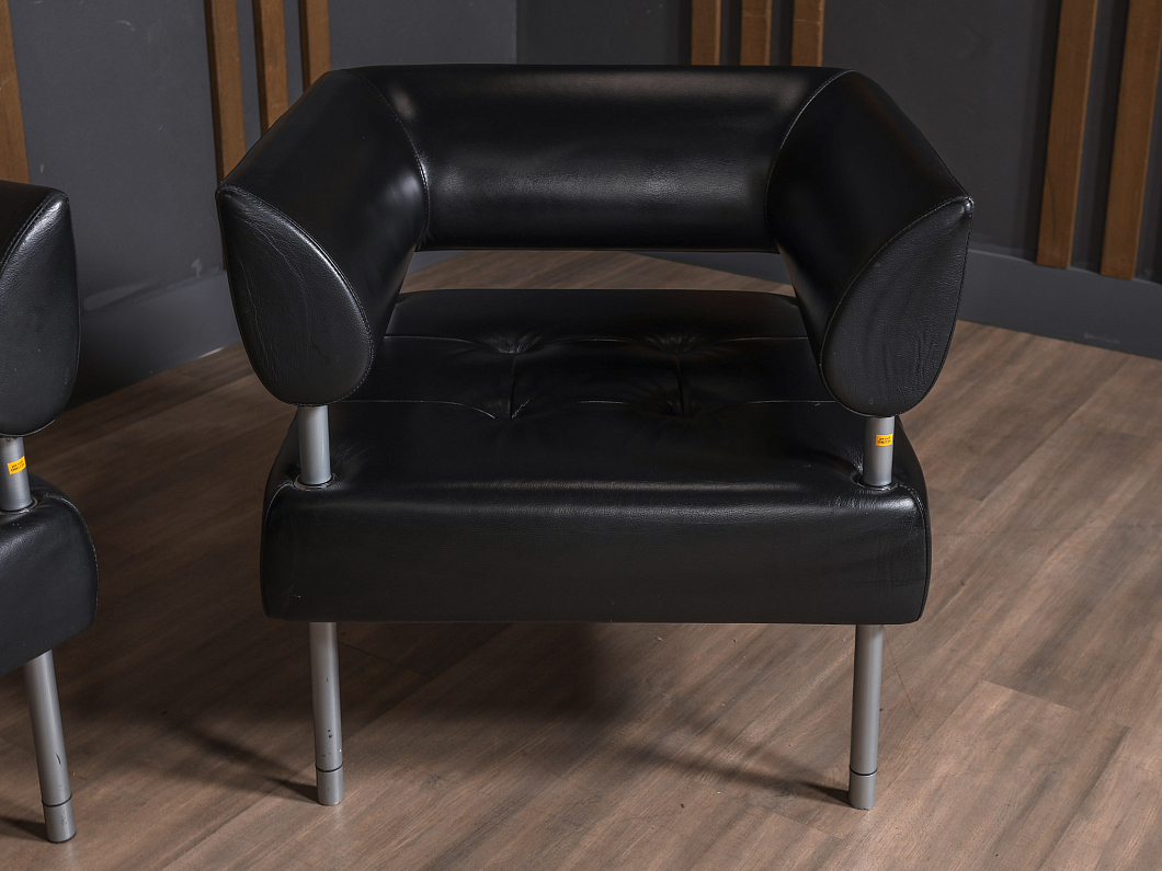 Диван SitLand Кожа Чёрный Италия (ДКЭЧ5-090725)