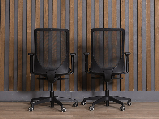 Офисное кресло ELICA Ткань Чёрный Италия