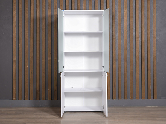 Шкаф для документов Vasanta ЛДСП Белый Россия