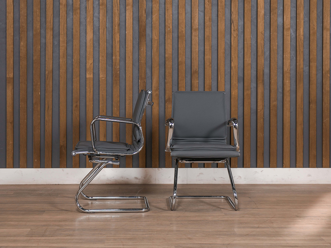 Конференц-кресло Искусственная кожа Серый Европа (КФСР-180324)