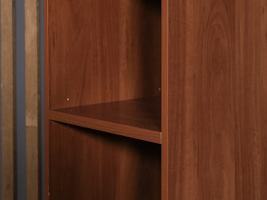 Шкаф-стеллаж для документов ЛДСП Вишня