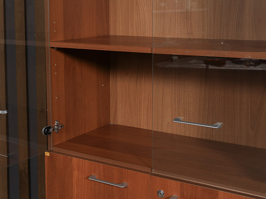 Шкаф для документов ЛДСП Вишня