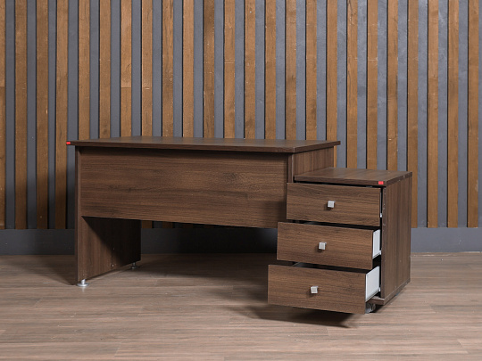 Стол с тумбой ЛДСП Венге