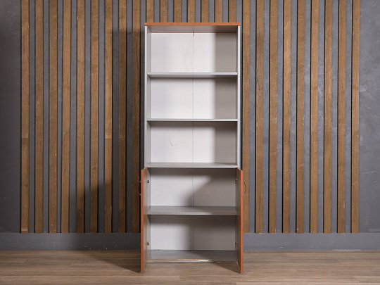 Шкаф для документов ЛДСП Вишня