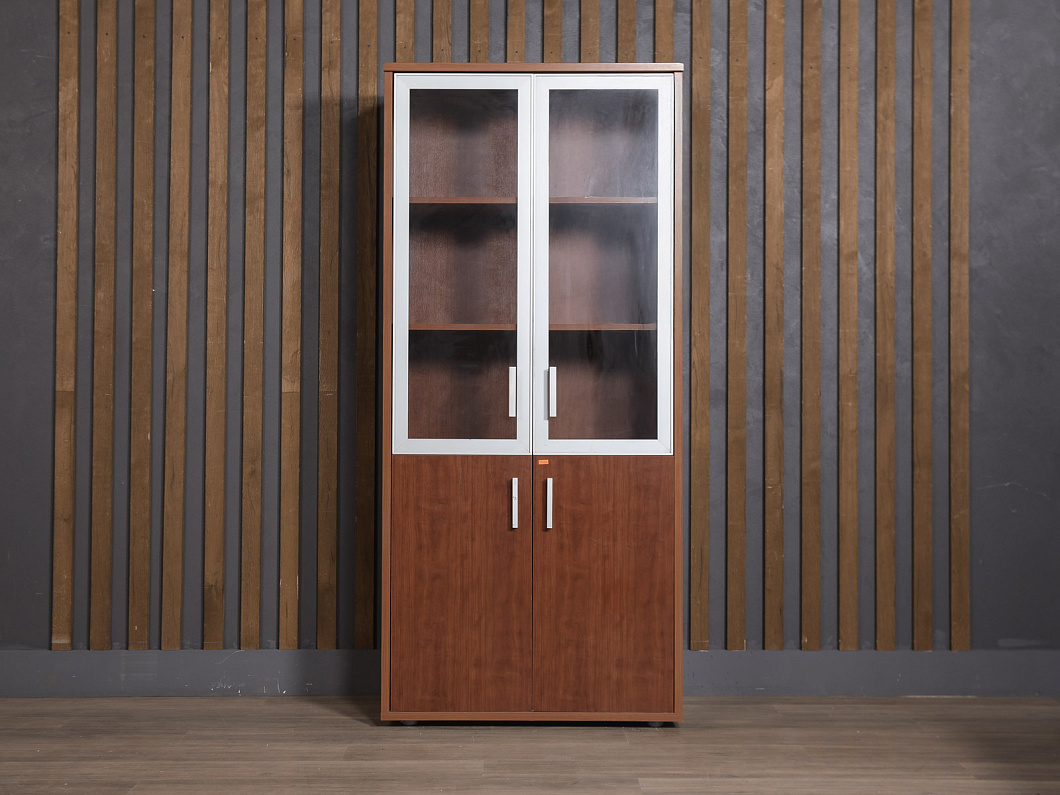 Шкаф для документов ЛДСП Вишня (ШДСВШ1-211025)