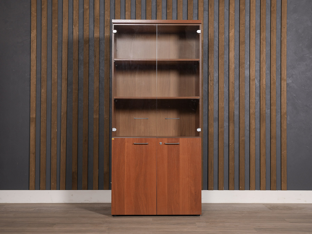 Шкаф для документов ЛДСП Вишня (ШДСВШ6-090725)