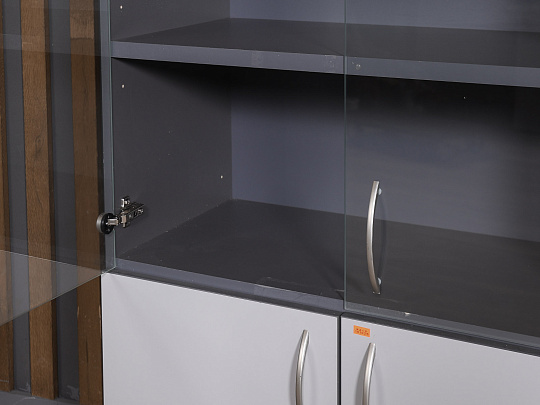 Шкаф для документов ЛДСП Серый