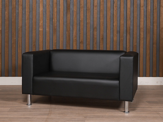 Диван СИТИ Искусственная кожа Чёрный Россия