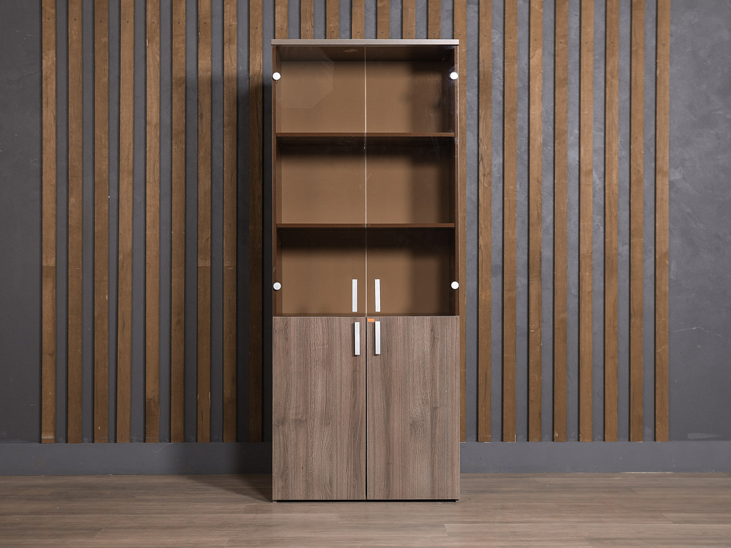 Шкаф для документов ЛДСП Ясень шимо (ШДСЯШ-161025)